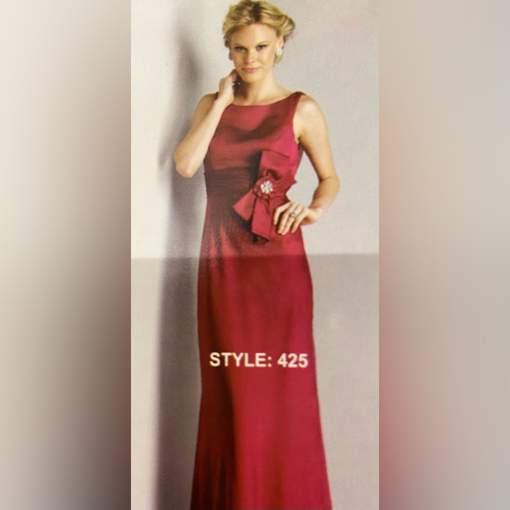 Elegant Red Evening Gown